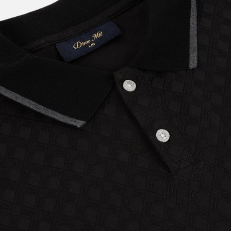 Dime Jacquard LS Polo