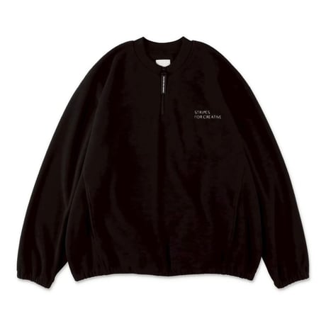 S.F.C FLEECE BASEBALL HALF ZIP JACKET
