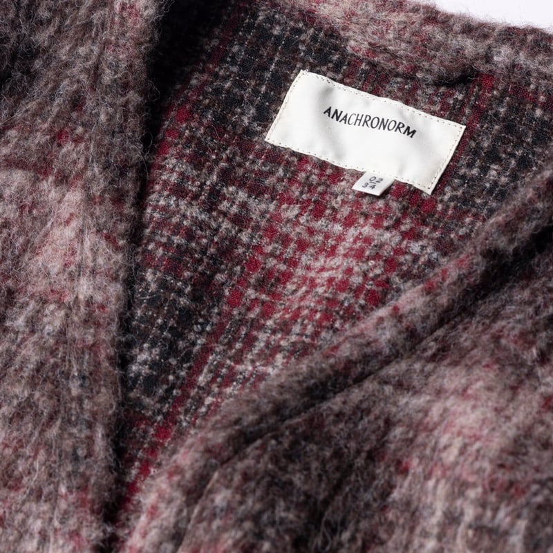 ANACHRONORM MOHAIR LIKE CARDIGAN | MAROON