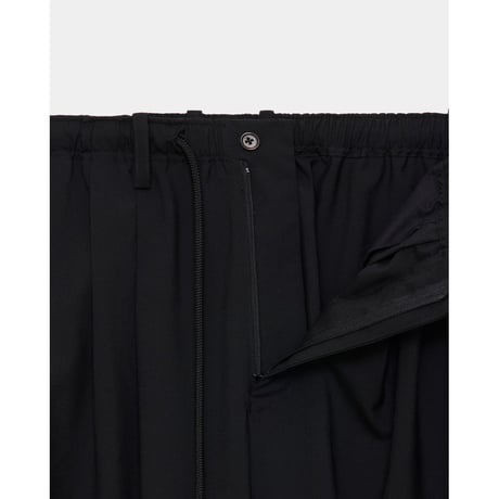 MARKAWARE   ORGANIC WOOL 2/80 TROPICAL TRIPLE PLEATED EASY TROUSERS