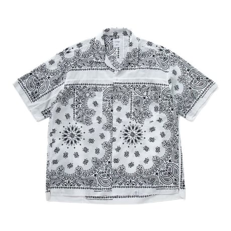 BEDWIN & THE HEARTBREAKERS S/S PATCH WORKED BANDANA SHIRT "MONK"