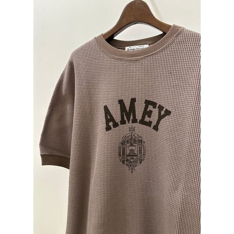 Americana アメリカーナ ビッグ ワッフル バック ガゼット ショートスリーブ プルオーバー 25SS BRF-M-767A/4
