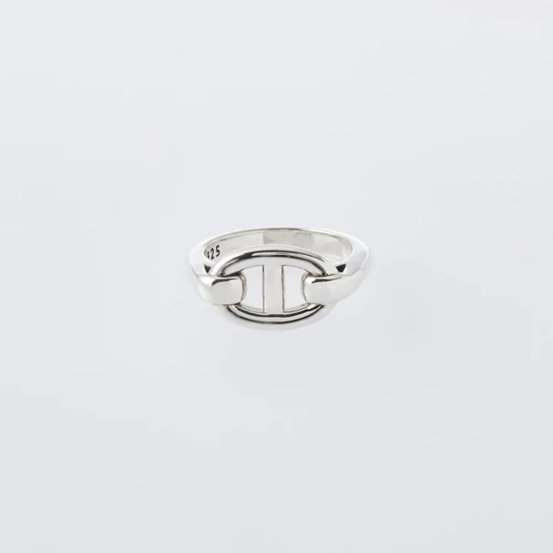 ◆XOLO JEWELRY ショロ ジュエリー◆Central Anchor Ring Silver XOLO JEWELRY Central Anchor Ring | MAROON