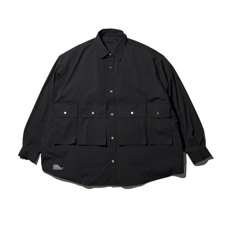 FreshService MICRO TYPEWRITER FLAP POCKET L/S SHIRT