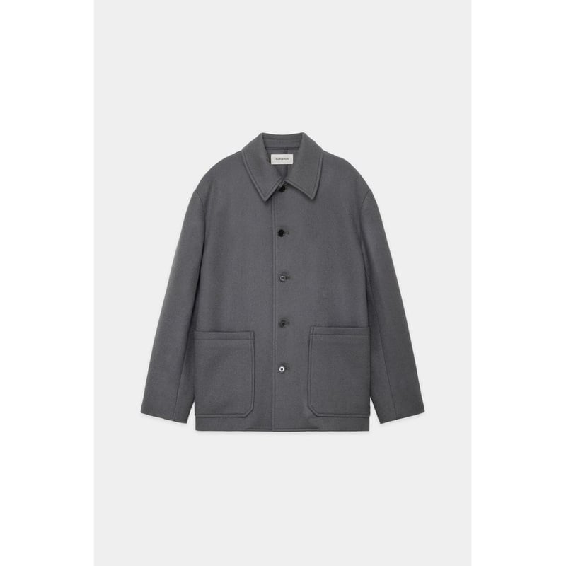 MARKAWARE ORGANIC WOOL DOUBLE CLOTH WORK JACKET