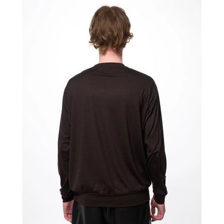 marka  Super 100s Washable Wool Jersey / Crew Neck L/S Tee