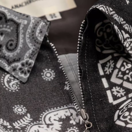 ANACHRONORM AN217 VINTAGE BANDANA COLLAGE SWING TOP JACKET