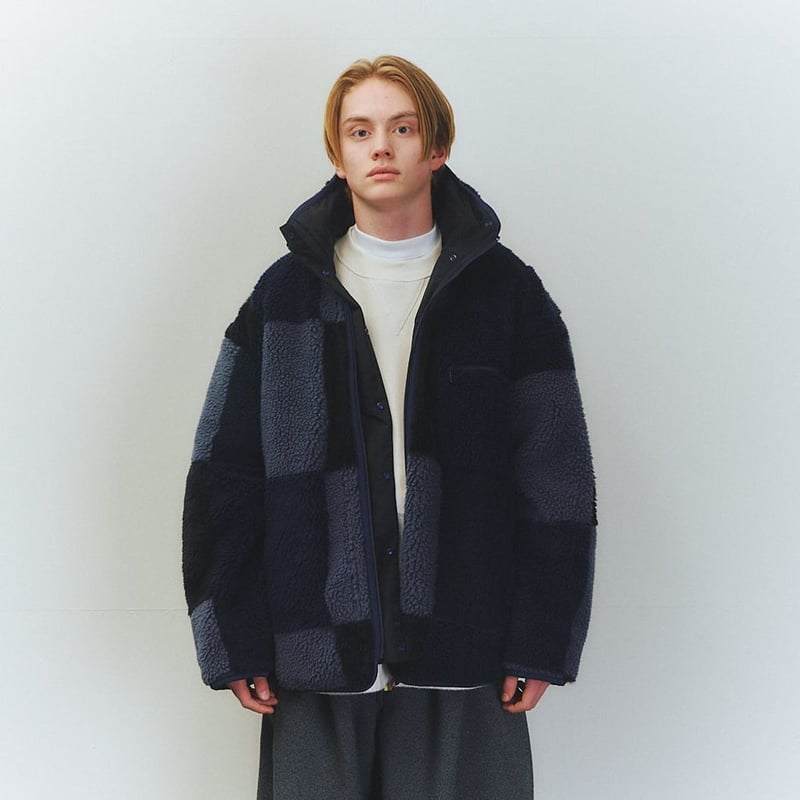 is-ness REVERSIBLE FLEECE JACKET （is-ness×Y(dot
