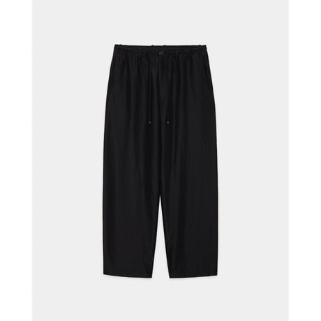 MARKAWARE  BRATAC SILK × ORGANIC WOOL TAFFETA WIDE TRUCK PANTS