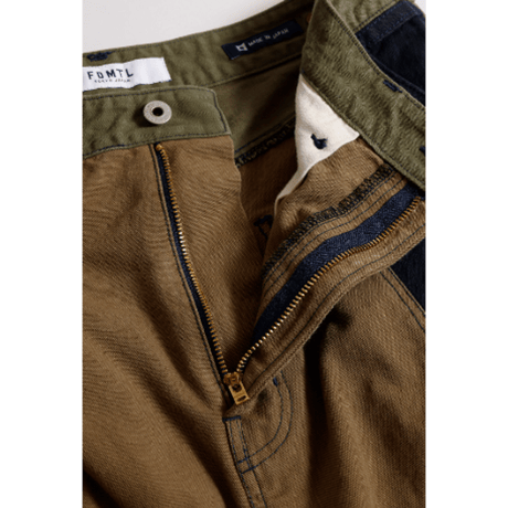 FDMTL FA26PN12C PATCHWORK DOUBLE KNEE PANTS RINSE