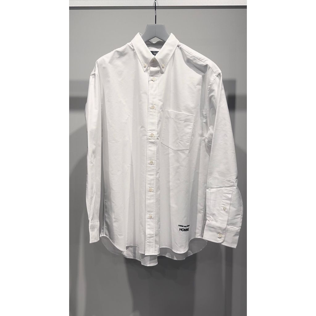 COMME des GARCONS HOMME 綿オックスフォード ブラウス HO―B008―