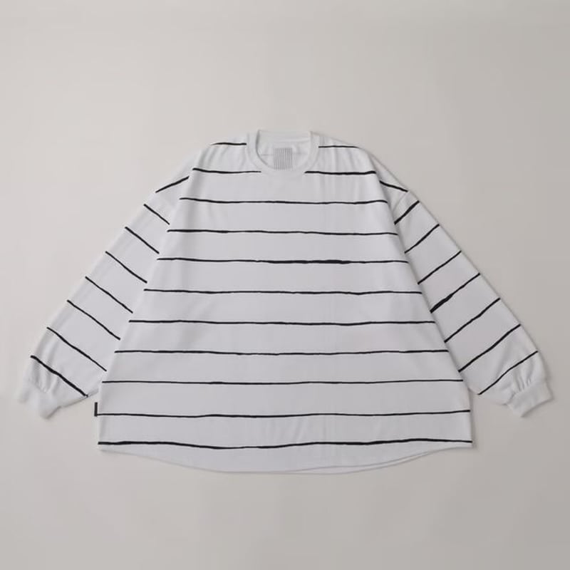 S.F.C SUPER BIG WIDE SIDE STRIPE TECH LS TEE |