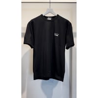 COMME des GARCONS HOMME COTTON PLAIN LOGO T-SHIRTS（BLACK）