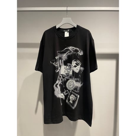 Ground Y COTTON JERSEY CHAOS T-SHIRT
