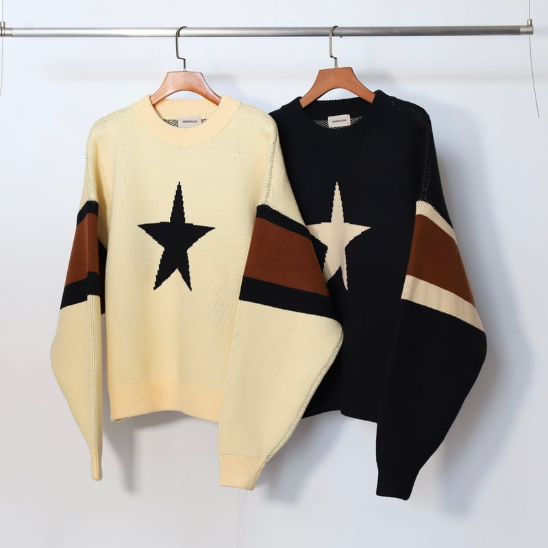 AMBERGLEAM Star Warm Sweater | MAROON