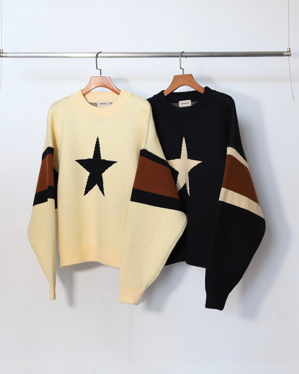 AMBERGLEAM Star Warm Sweater | MAROON