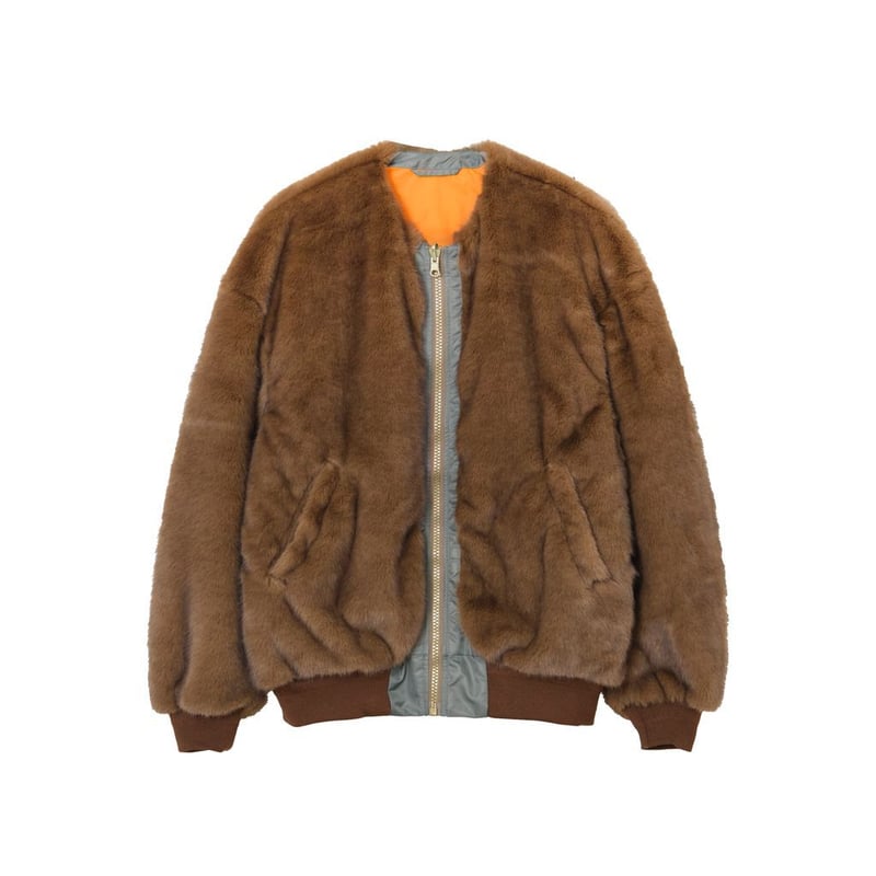MAGIC STICK Notorious Lux Fur Bommer Jacket | M