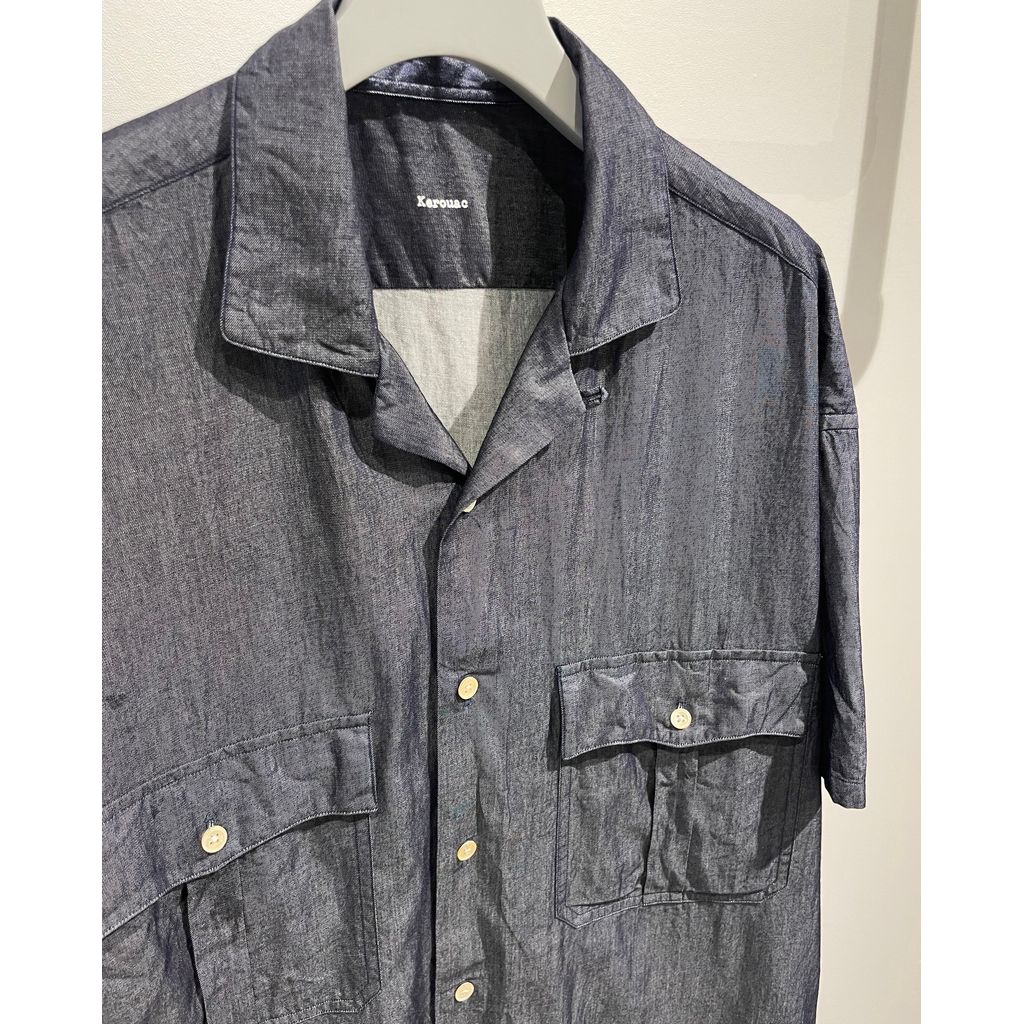 PORTER CLASSIC KEROUAC LIGHT DENIM SHIRT (3.25
