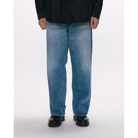 marka ORGANIC COTTON 13.5oz SELVEDGE DENIM WIDE LEG JEANS