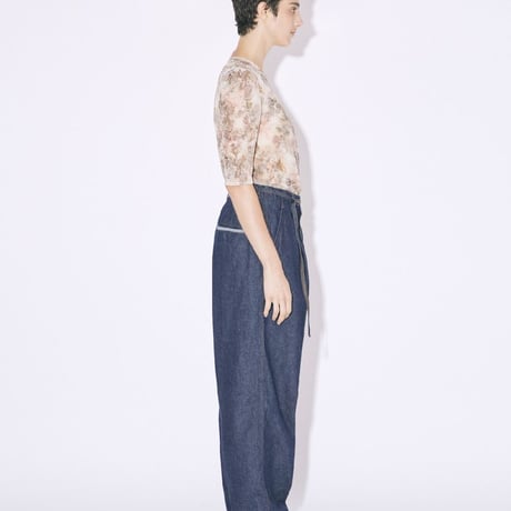 beautiful people left hand twill tuck denim pants