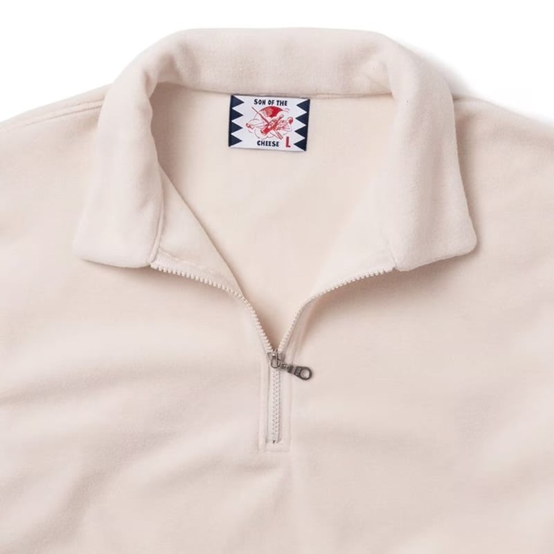 SON OF THE CHEESE / フリースジャケット/M/ポリエステル/CRM/SC2320-SW01 SON OF THE CHEESE Fleece Zip up | MAROON