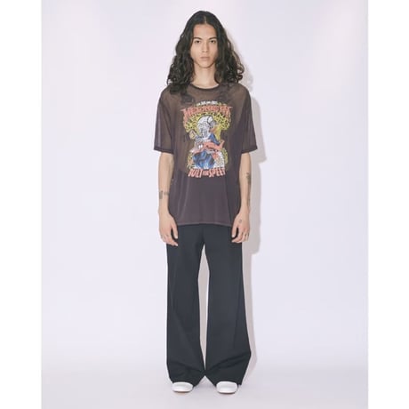 beautiful people MEGADETH sheer jersey T-shirt
