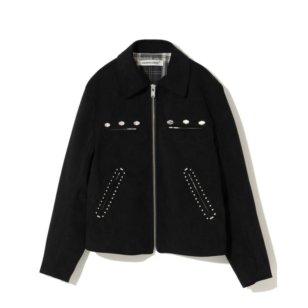 【UNDER COVER】 アーカイブ　 フード付きベスト /ダークブルー UNDERCOVER(アンダーカバー) 06AWアーガイルニットベスト ライト