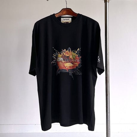 極美品 アナクロノーム ANACHRONORM アロハシャツ ブラック系 M アナクロノーム 花火柄 アロハシャツ size01 ANACHRONORM