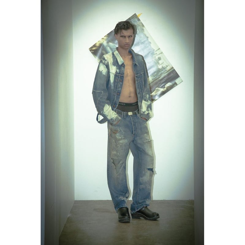 ANACHRONORM デニム カーゴ パンツ 30 anachronorm - アナクロノーム デニムパンツ ジーンズ 267