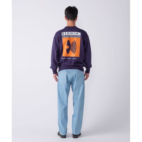 BEDWIN & THE HEARTBREAKERS L/S PRINTED C-NECK SWEAT "M.GORE"