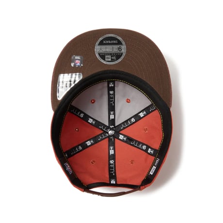 NEW ERA RC 9FIFTY Powered by GORO NAKATSUGAWA（MIN-NANO） ニューヨーク・ジャイアンツ コーデュロイ レンガ ブラウンバイザー
