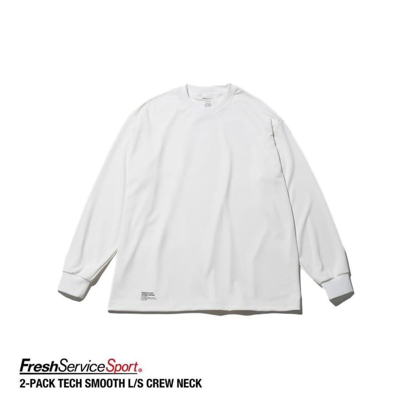 トップス FreshService 2-PACK TECH SMOOTH WHITE L 6fde5b54338a93d064e1e9db20b6d9
