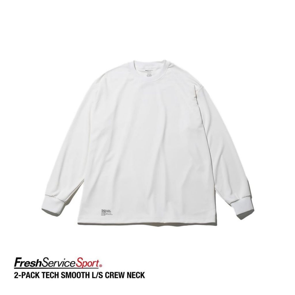FreshService TECH SMOOTH CREW NECK tシャツ 2-PACK TECH SMOOTH L/S CREW NECK – FreshService® official site