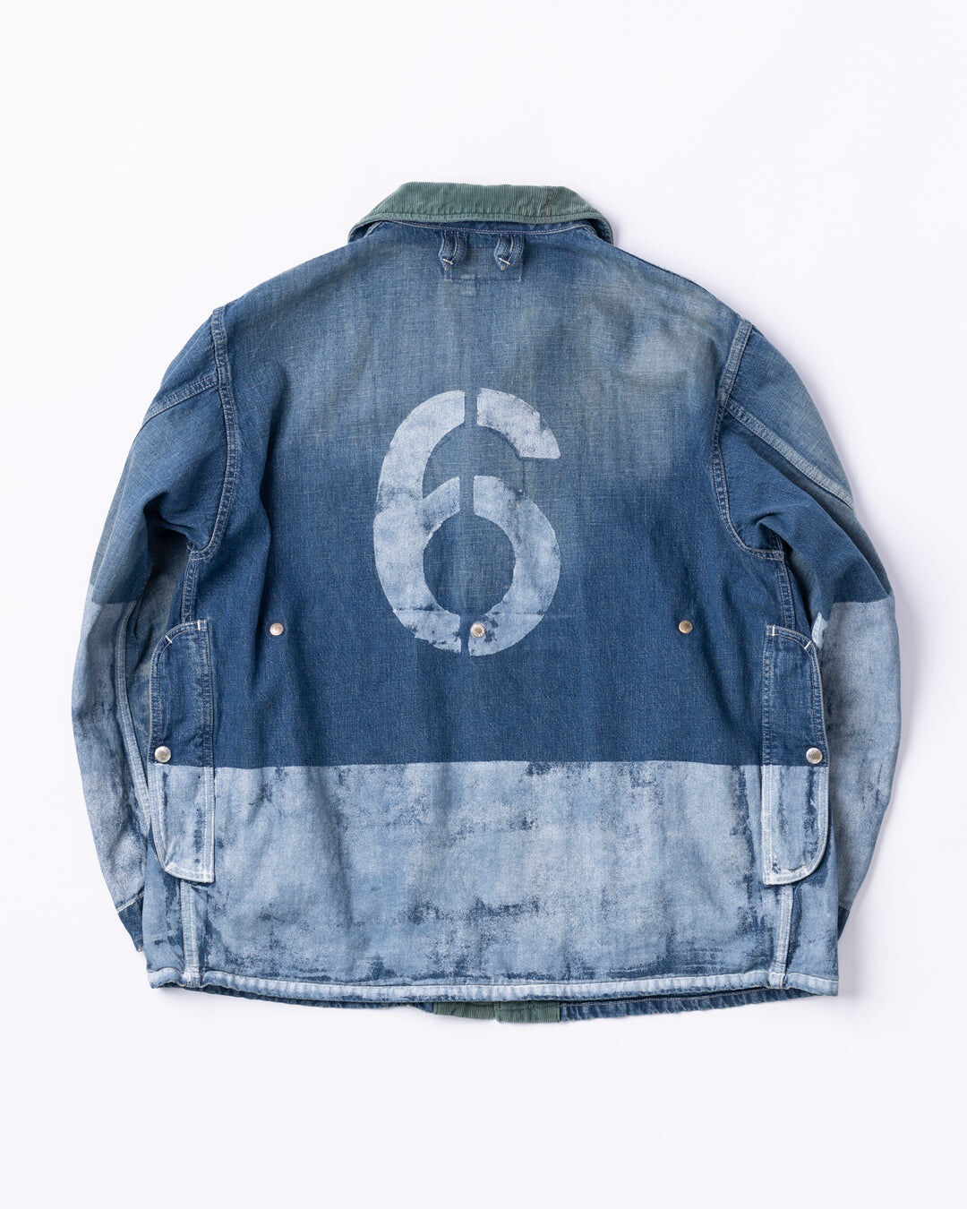 ANACHRONORM DENIM HUNTING JACKET INDIGO | MAROON