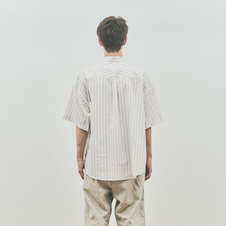 is-ness BALLOON BORDER SHORT SLEEVE T-SHIRT