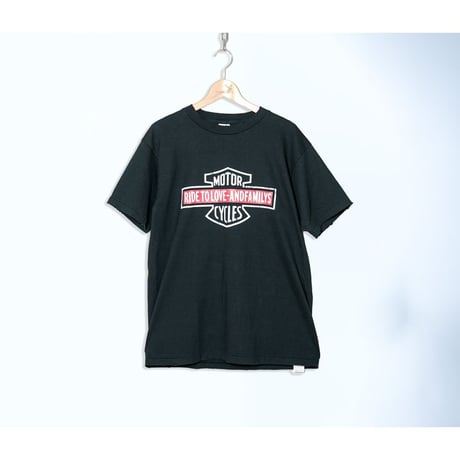 ANDFAMILYS DAMAGE BIG TEE - MOTORCYCLE -