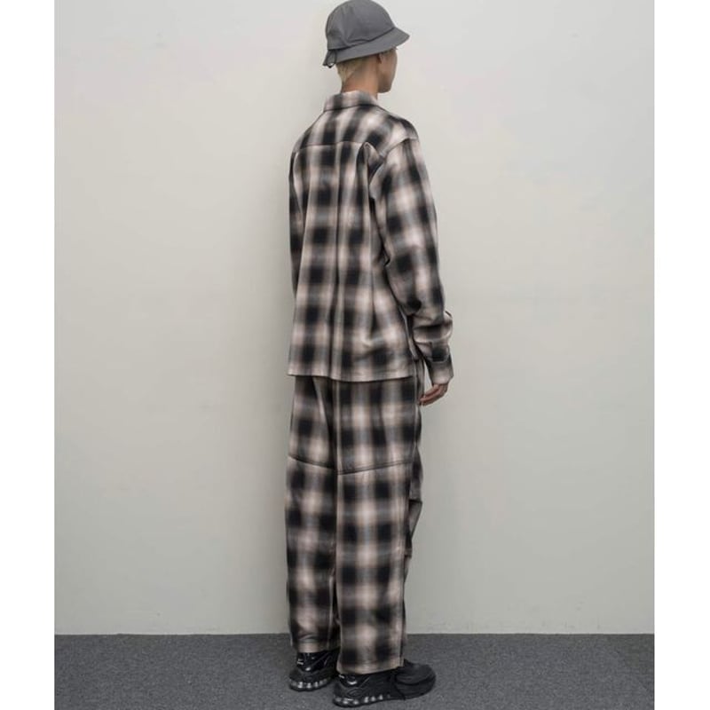 bal PLAID WIDE MOUNTAIN PANT | MAROON