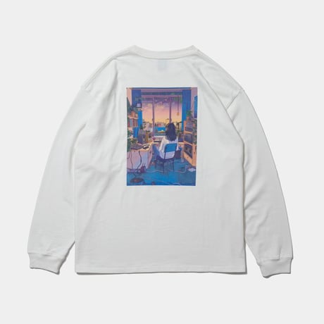 APPLEBUM "Make Music" L/S T-shirt for LINEAGE(Natural)