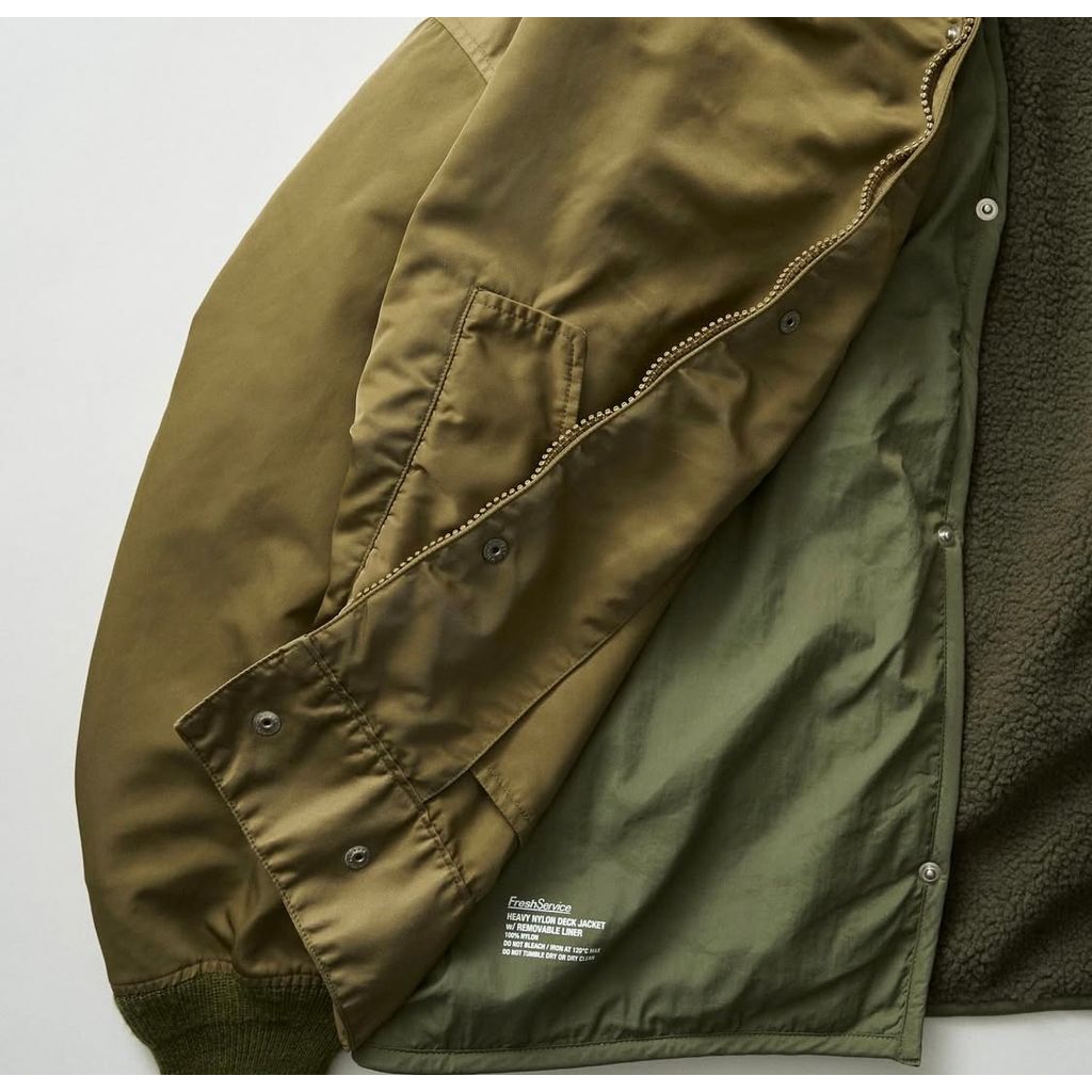 【Fresh Service】 HEAVY NYLON DECK JACKET HEAVY NYLON DECK JACKET – FreshService® official site