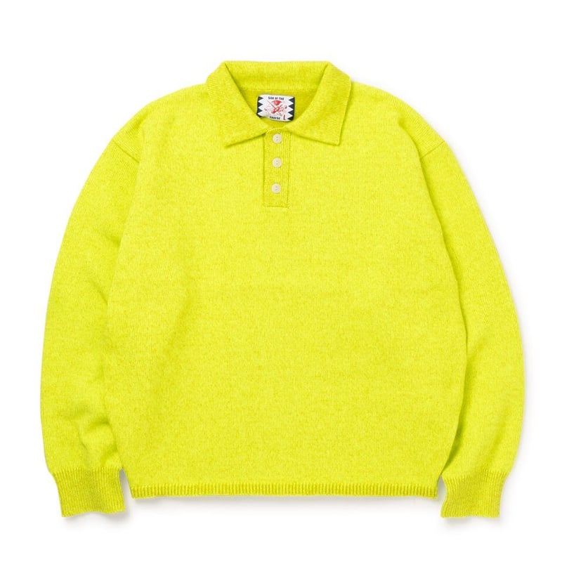 SON OF THE CHEESE NEON Polo Knit | MAROON