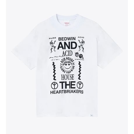 BEDWIN & THE HEARTBREAKERS S/S PRINTED TEE "Acid House"
