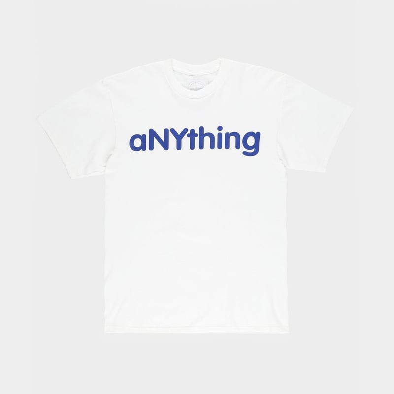 aNYthing Logo T-Shirt - White | MAROON