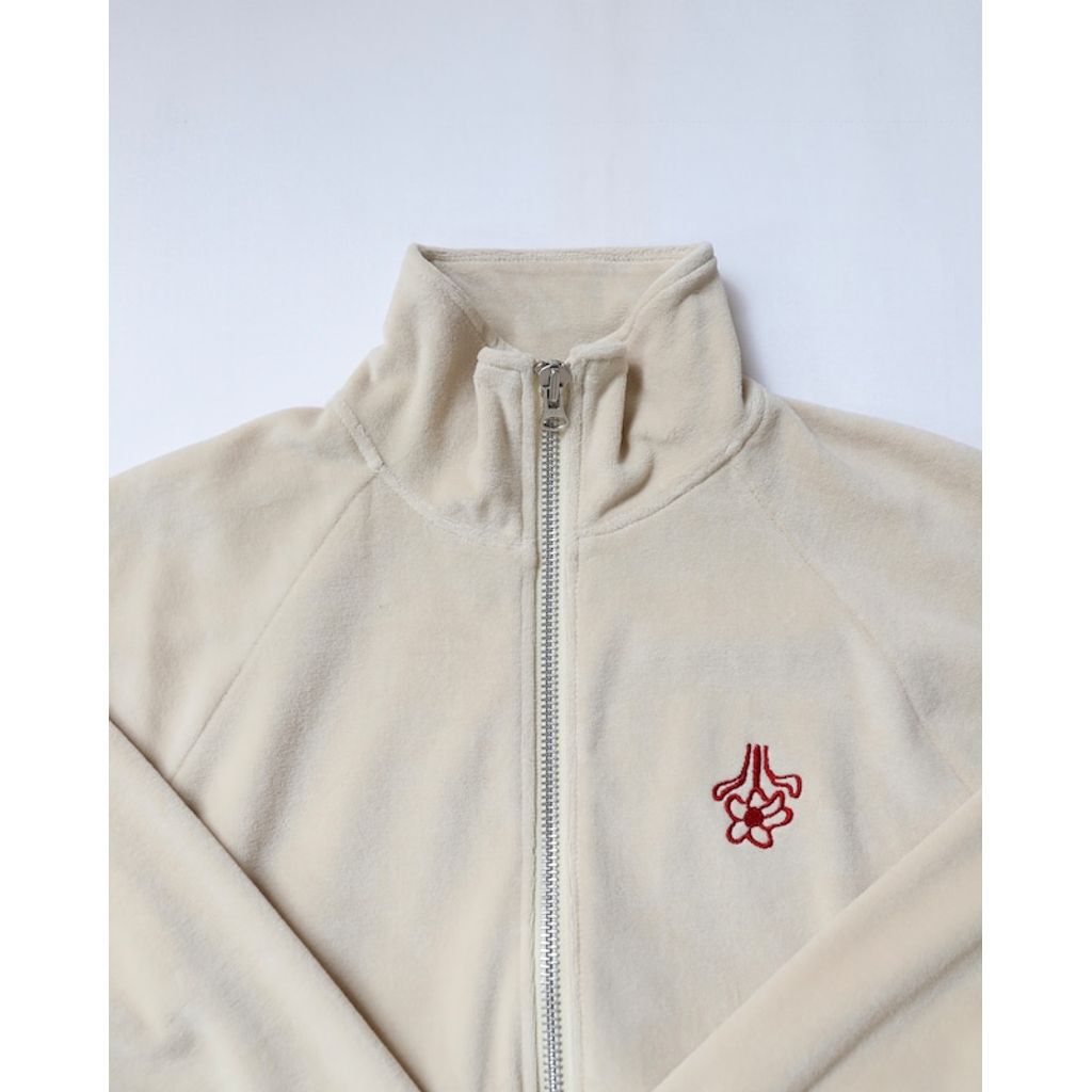 AMBERGLEAM Velor Pile Drivers Jacket | MAROON