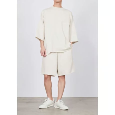 MARKA 20//1 RECYCLE SUVIN ORGANIAC COTTON KNIT FOOTBALL TEE
