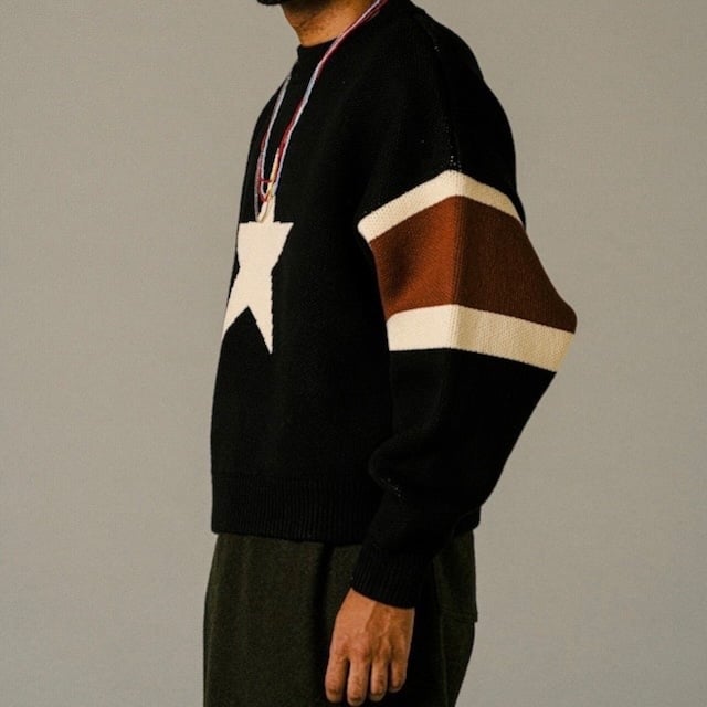 AMBERGLEAM Star Warm Sweater | MAROON