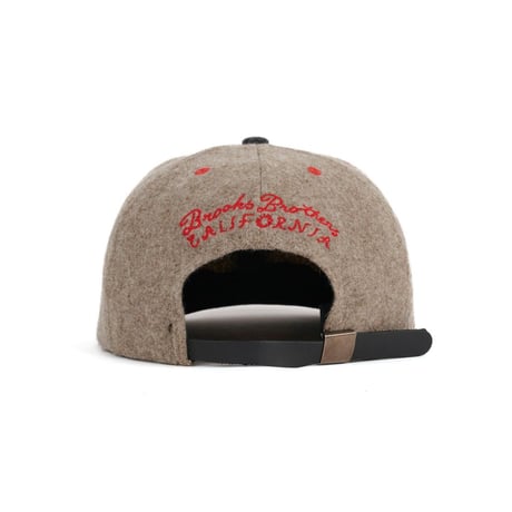 BRAIN DEAD  Brooks Brother California Wool Flannel Hat - Taupe/Grey