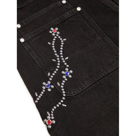 VANDY THE PINK Cotton Twill Stud Pants