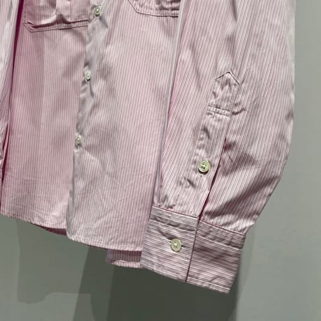 PORTER CLASSIC ROLL UP STRIPE SHIRT