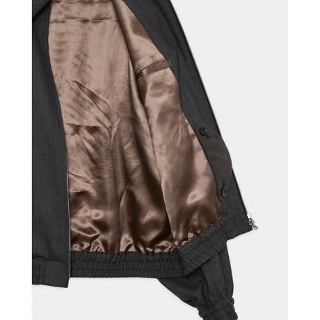 marka 2/60 Wool Tropical Melange / Zip Blouson