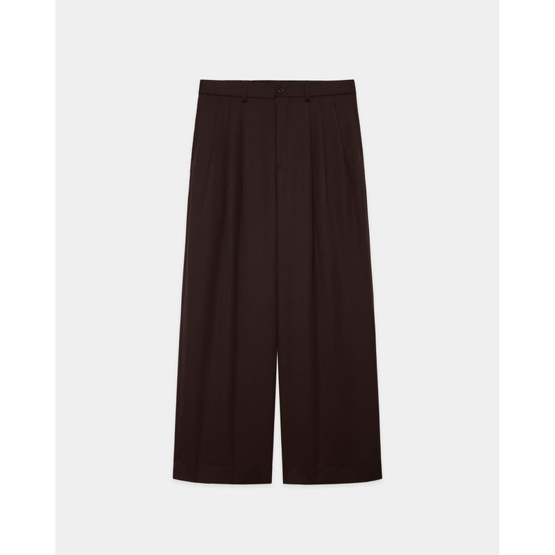 MARKAWARE SUPER 160's WOOL GABARDINE TRIPLE PL